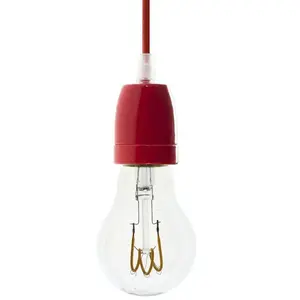 Creative Cables Lampe Suspendue Textile And Porcelain 1.2 M pas cher