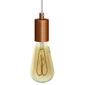 Creative Cables Lampe Suspendue Textile And Metal 1.2 M pas cher