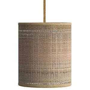 Creative Cables Lampe Suspendue Textile Raffia Cylinder 1.2 M pas cher