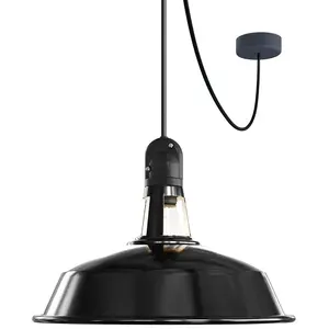 Creative Cables Lampe Suspendue Eiva Elegant 5 M With LampshadeVendu parbricoinn