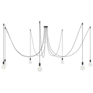 Creative Cables Lampe Suspendue Spider 7 Falls With Light BulbVendu parbricoinn