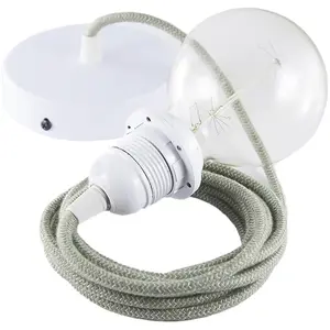 Creative Cables Lampe Suspendue Pendel Pour Abat-jour Rd72 Zigzag 1 M pas cher