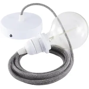 Creative Cables Lampe Suspendue Pendel Pour Abat-jour Rd74 Zigzag 50 Cm pas cher