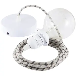 Creative Cables Lampe Suspendue Pendel Pour Abat-jour Rd54 Stripes 2 M pas cher