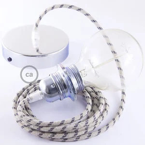Creative Cables Lampe Suspendue Pendel Pour Abat-jour Rd54 Stripes 2 M pas cher