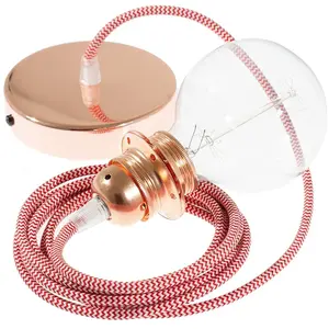 Creative Cables Lampe Suspendue Pendel Pour Abat-jour Rz09 Zigzag 2 M pas cher