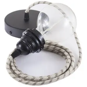 Creative Cables Lampe Suspendue Pendel Pour Abat-jour Rd53 Stripes 2 M pas cher
