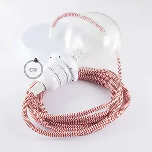 Creative Cables Lampe Suspendue Pendel Pour Abat-jour Rz09 Zigzag 1 M pas cher