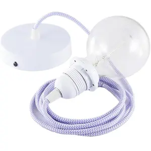 Creative Cables Lampe Suspendue Pendel Pour Abat-jour Rz07 Zigzag 1 M pas cher