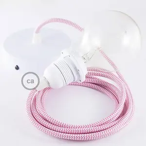 Creative Cables Lampe Suspendue Pendel Pour Abat-jour Rz08 Zigzag 1 M pas cher