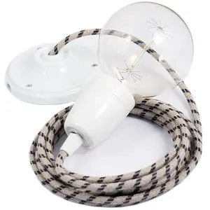 Creative Cables Lampe Suspendue Pendel Rd54 Stripes 1 M pas cher