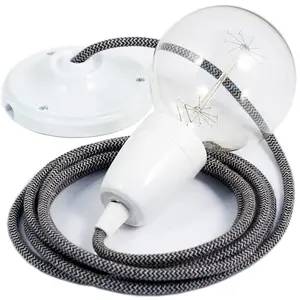 Creative Cables Lampe Suspendue Pendel Rd74 Zigzag 1 M pas cher