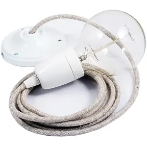 Creative Cables Lampe Suspendue Pendel Rn01 Diy 2 MVendu parbricoinn