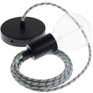 Creative Cables Lampe Suspendue Pendel Rd55 Stripes 1 M pas cher