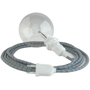 Creative Cables Lampe Suspendue Pour Abat-jour Rd55 Stripes 5 M pas cher