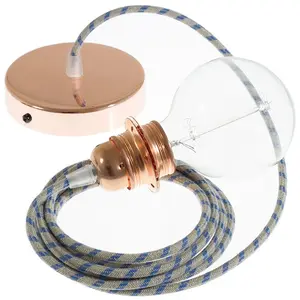 Creative Cables Lampe Suspendue Pendel Pour Abat-jour Rd55 Stripes Diy 1 M pas cher