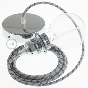 Creative Cables Lampe Suspendue Pendel Pour Abat-jour Rd55 Stripes Diy 1 M pas cher