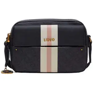 LIU JO Sac à épaule bandoulière gris foncé noir pour femme - Clidia Camera Case Bag M Nero 312862