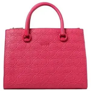Liu Jo Sac à main Liu.jo Ecs m satchel double zip viva magenta Rose pas cher
