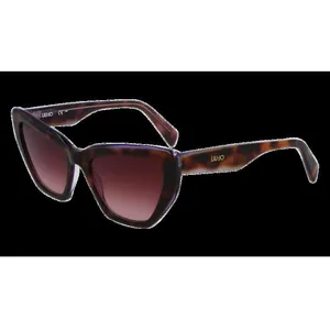 Lunettes de Soleil - LIU JO - LJ794S - Aviator - Femme - Couleur 246 DARK TORTOISE/VIOLET pas cher