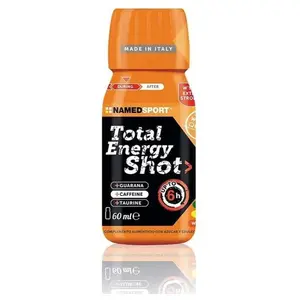 Named Sport Boîte De Boissons énergisantes Total Energy Shot Orange 60ml 25 UnitésVendu parbikeinn