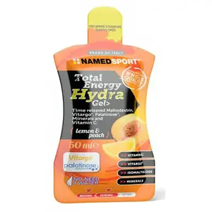 Named Sport Boîte D´hydratation Et De Gels énergétiques Total Citron Pêche 40ml 32 Unités pas cher