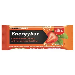 Energybar NAMEDSPORT Aardbei - Doos van 12 stuks pas cher