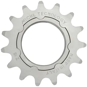 Miche Pignon fixe acier avec support Triangle 3/32 - argenté - 15T pas cher