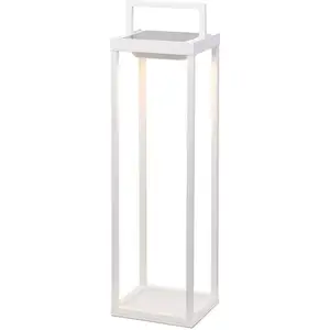 Zafferano - Lanterne solaire 2 LED, 56,4 cm - Lampe murale et de table...