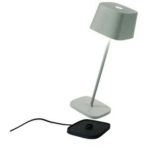 Lampe de table LED Zafferano Ofelia Pro Sage, rechargeable et dimmable... pas cher