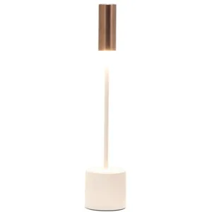 Comparateur de prix : Zafferano - Lampe de table tactile rechargeable à LED Carolina - Ivoir...
