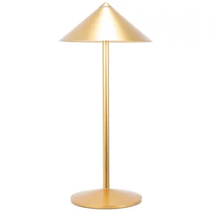 Comparateur de prix : Lampe de table led Zafferano Pina l Desk or, rechargeable, 6W IP65, tactile, tête magnétique, pour intérieur/extérieur