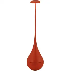 Zafferano Dondolina - Lampe de table LED rechargeable IP65, sans fil, variateur tactile - Design italien, couleur rouge pas cher