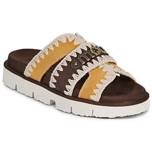 Mules Mou BIO SANDAL BICOLOR METAL LOG femme