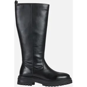 Geox D Iridea C, Bottes Femme, Noir, 37 EU pas cher