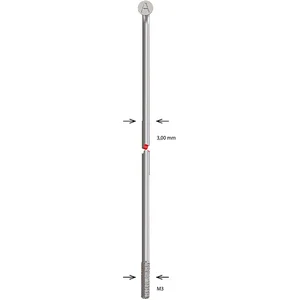 Alpina Rayons M3 Threaded 2.60 Mm 100 Unités pas cher