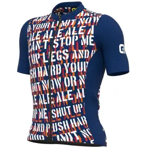 Ale Alé Cycling Ride 2022 Maillot de cyclisme à manches courtes pour homme Bleu/orangeVendu parbikeinn