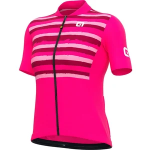 Ale Waves Korte Mouw Wielertrui Rood L Vrouw pas cher