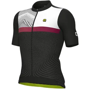Ale Maillot à Manches Courtes Pr-s Zig Zag pas cher