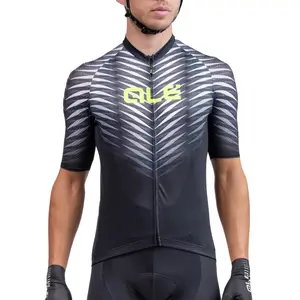Ale Alé Cycling Jersey à manches courtes pour homme Solider Dorn, Noir, S pas cher