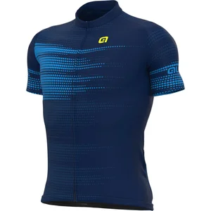 Ale Fietsshirt Korte Mouwen Solid Turbo - Blauw - M - Valt klein pas cher