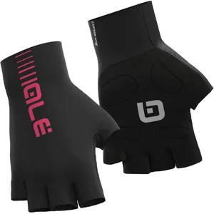 Ale Alé Cycling Sunselect Crono Gants d'été unisexe Noir/rose fluo Taille XXL pas cher
