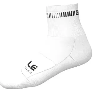 Ale Alé Socks Logo Q-Skin - Wit-zwart - 40-43 pas cher