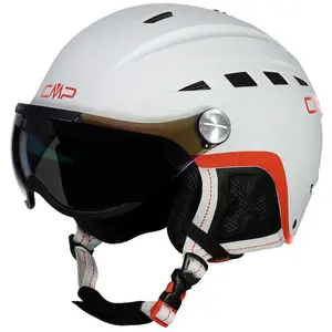 CMP - Casque de ski avec visière pour adulte WA-2, blanc, XL