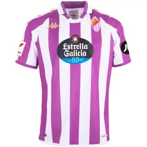 Kappa Maillot Real Valladolid 2023/24 - blanc/violet - XL pas cher