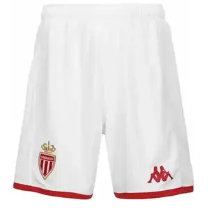 Kappa Short AS Monaco 2023/24 - white/red - XL pas cher