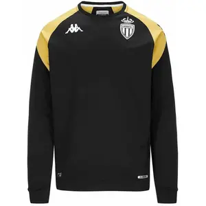 Kappa Sweatshirt AS Monaco Pro 7 2023/24 - black/gold - M pas cher