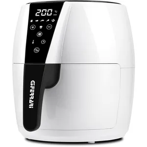 G3 Ferrari Friggisano Easy Airfryer 4,8L   Digitale Heteluchtfriteuse   6 Programma’s   1500W   Zwart/Wit