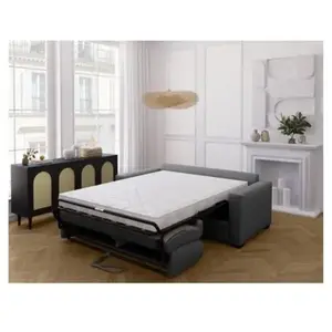 Comparateur de prix : Canapé convertible express - MARIUS - Tissu Anthracite - 190 x 100 x 8...