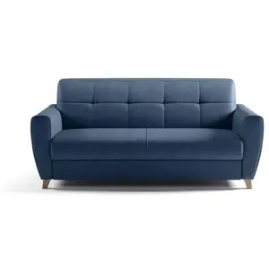 Comparateur de prix : Canapé convertible express 3 places SKY - Tissu Bleu - 192 x 100 x 88 ...